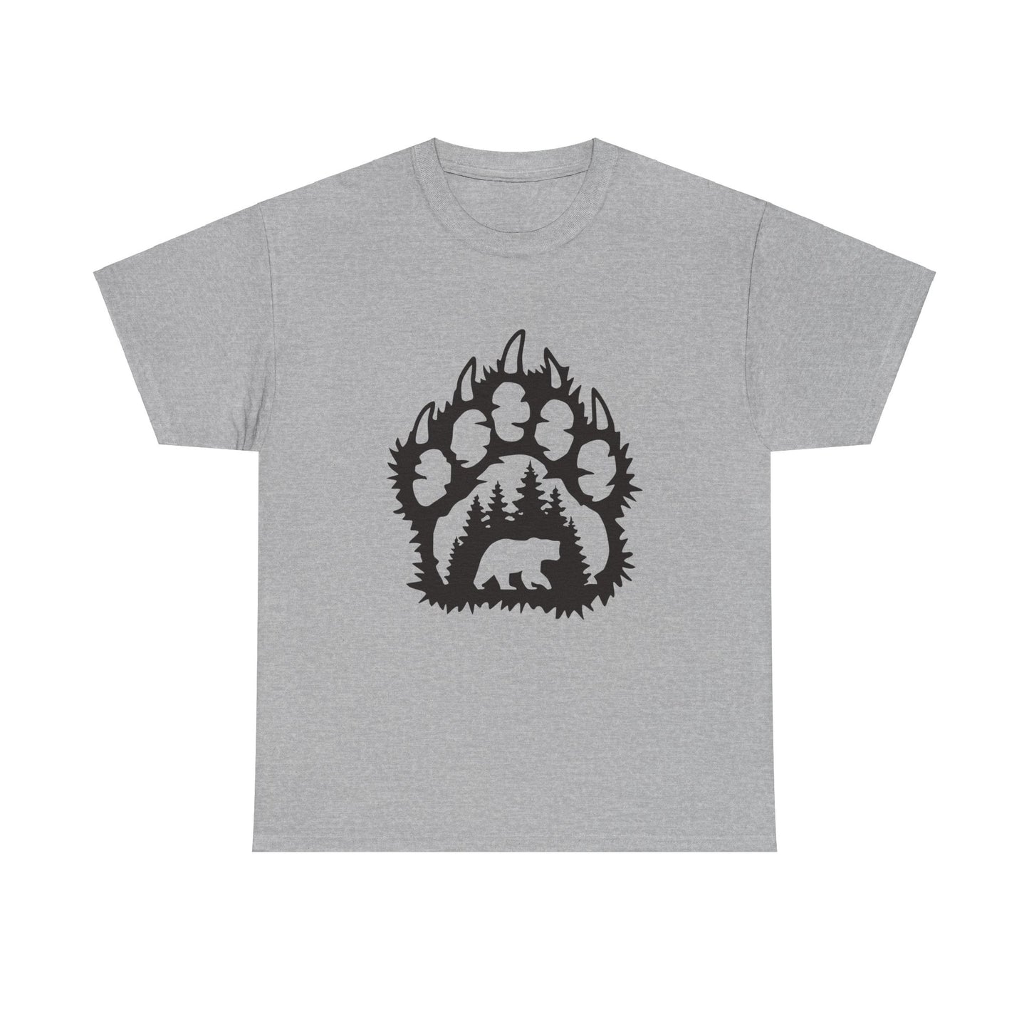 Bear Paw. Heavy Cotton T-Shirt