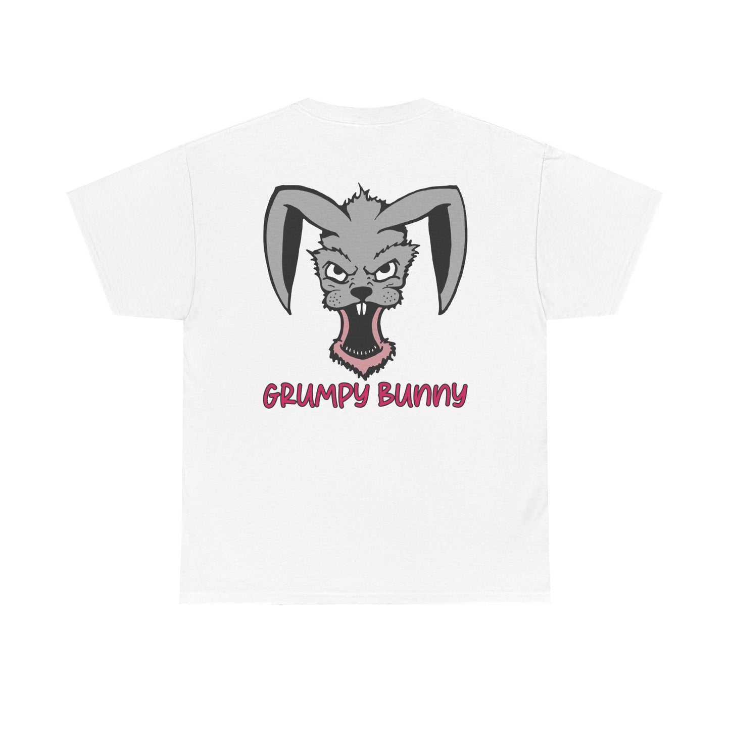 Grumpy Bunny, Rad Moto Bunny, Heavy Cotton T-Shirt