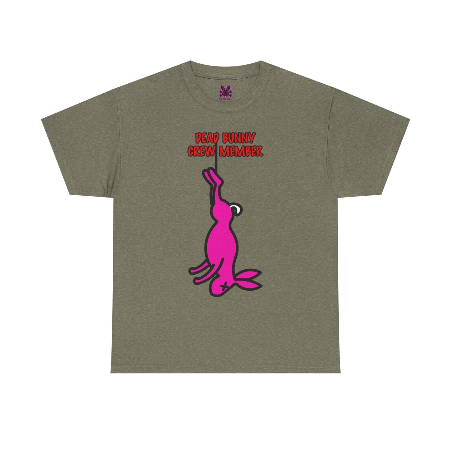 Dead Bunny Crew Member. Rad Moto Bunny, Heavy Cotton T-Shirt