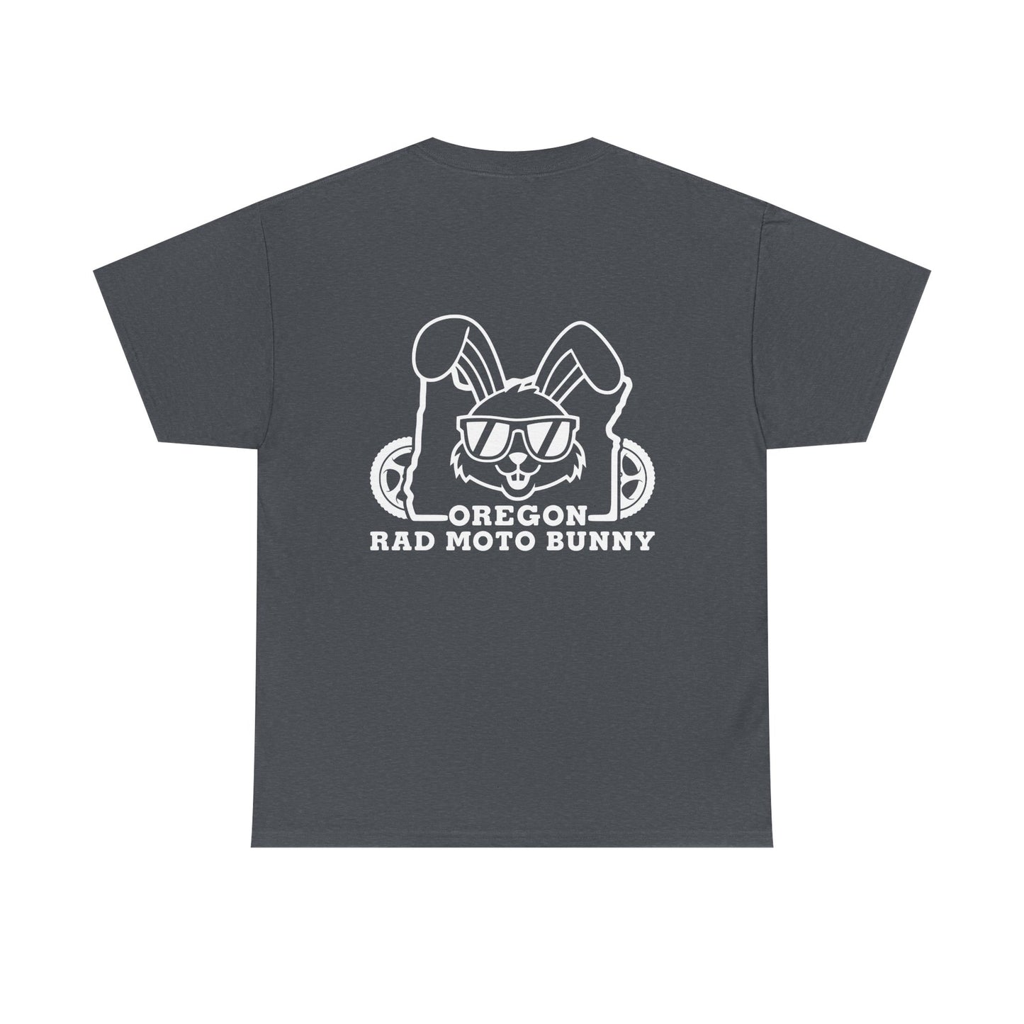 Oregon Rad Moto Bunny, Rad Moto Bunny, Heavy Cotton T-Shirt