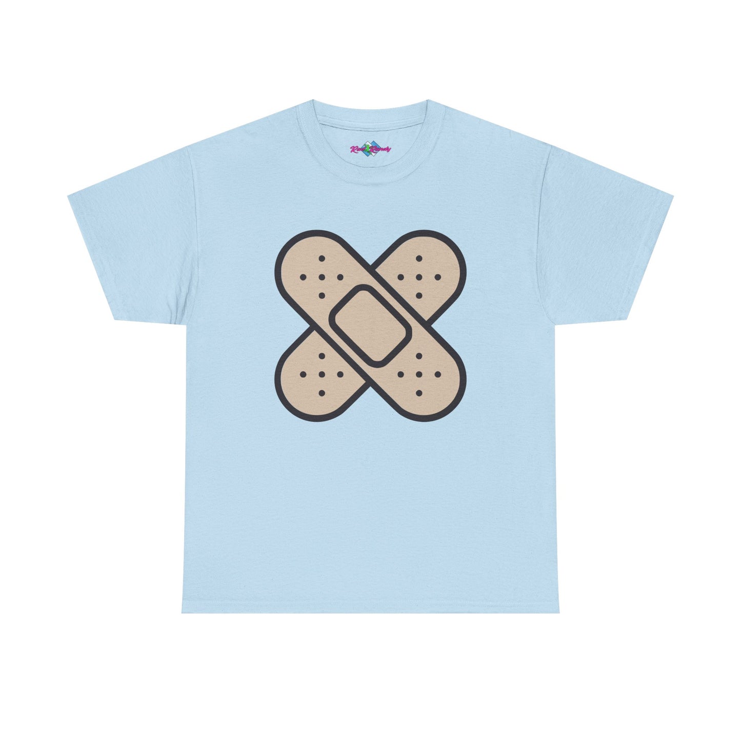 Band Aids. Heavy Cotton T-Shirt