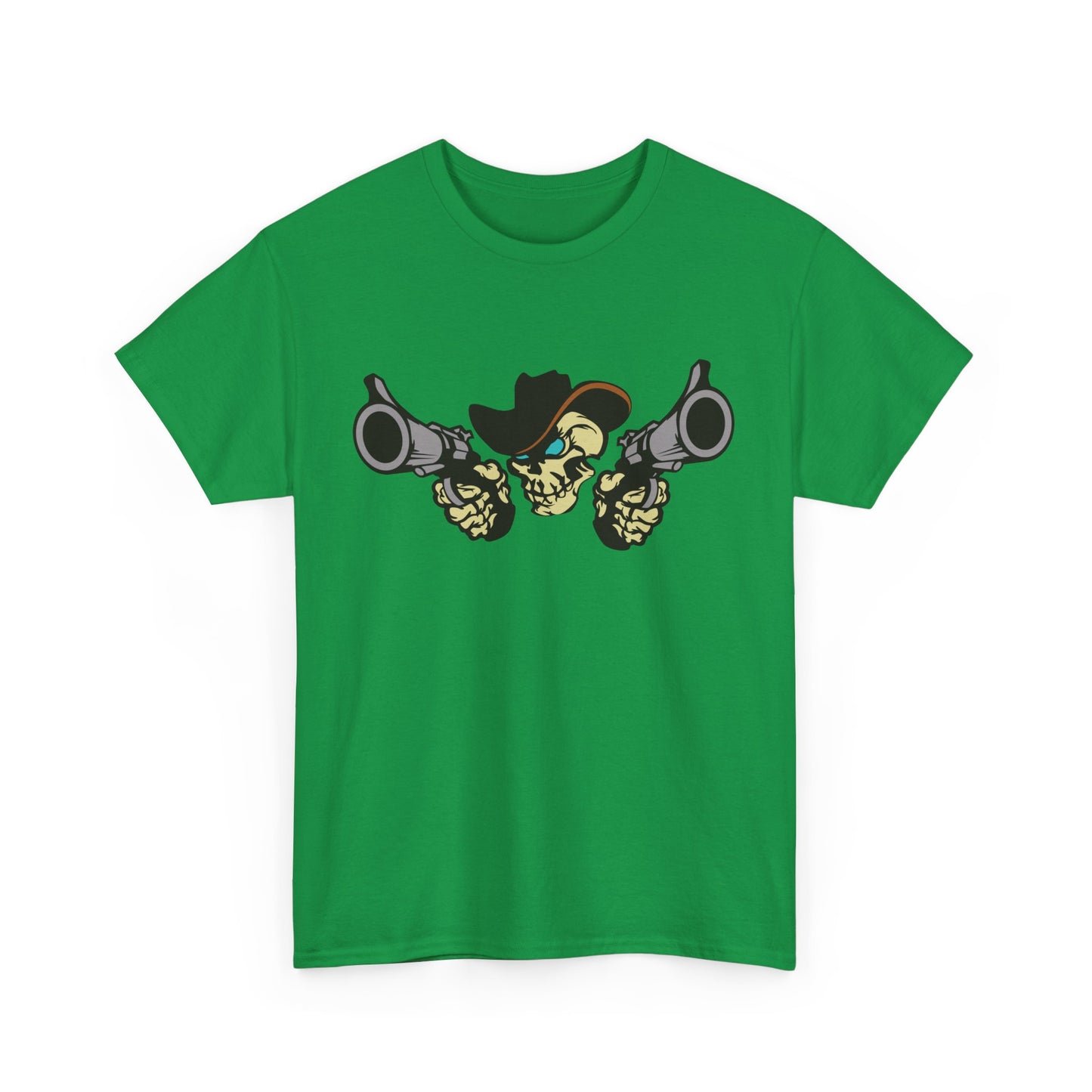 Cowboy Skull. Heavy Cotton T-Shirt