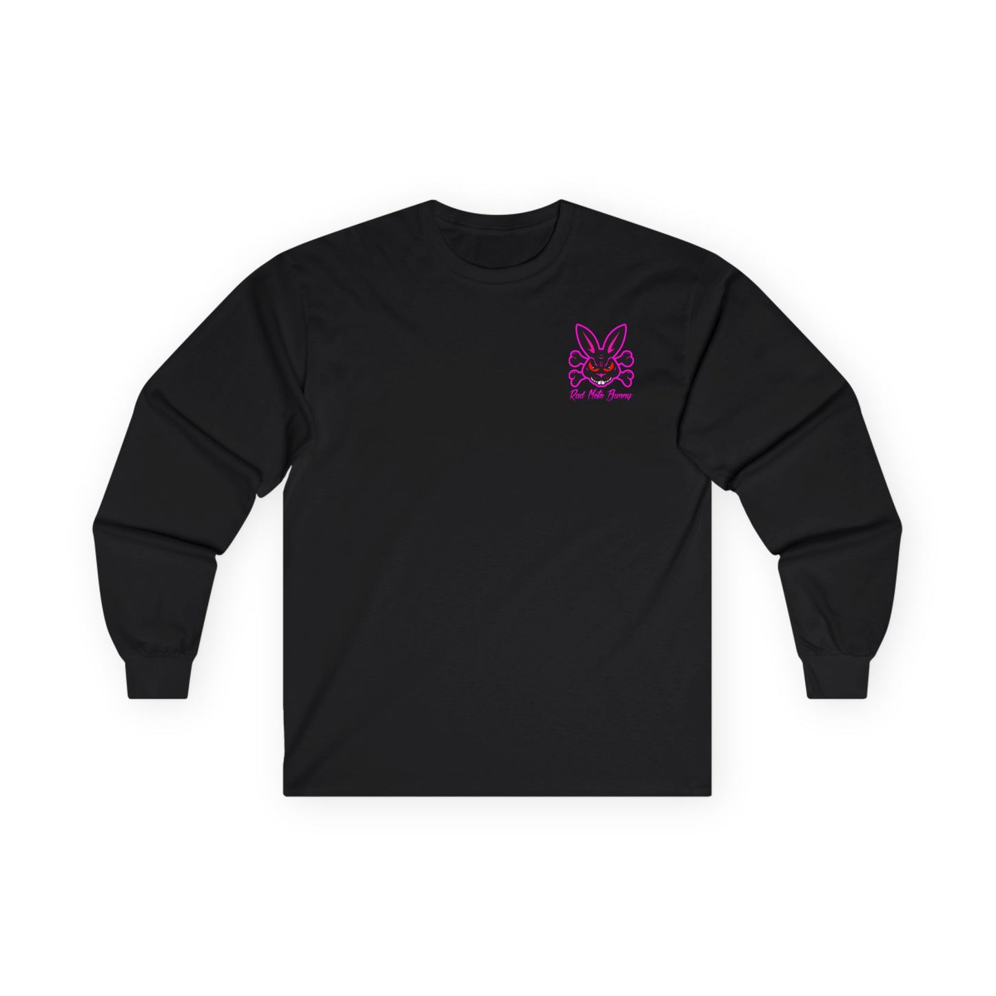Alien Bunny, Rad Moto Bunny, Unisex Long Sleeve Tee - Bold Graphic T-Shirt for Motorcycle Enthusiasts