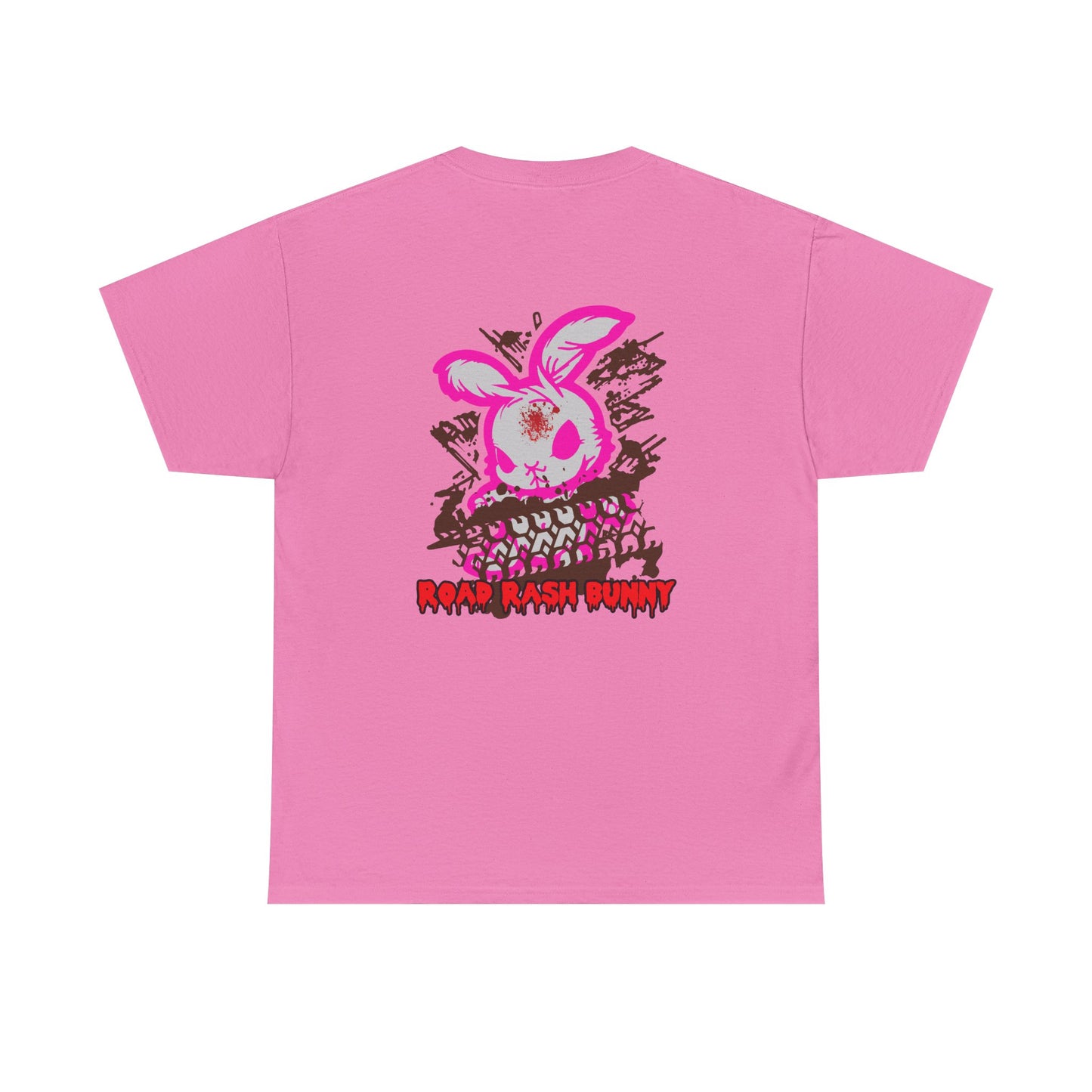Road Rash Bunny, Rad Moto Bunny, Heavy Cotton T-Shirt