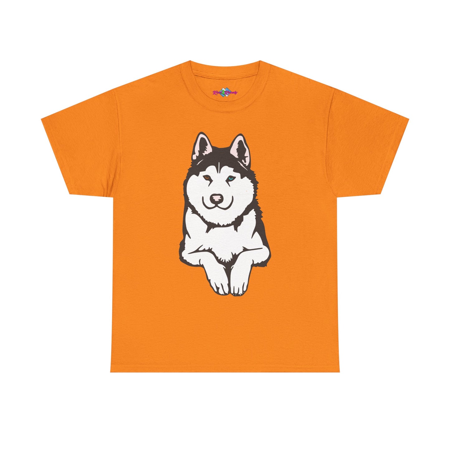Casual Husky. Heavy Cotton T-Shirt