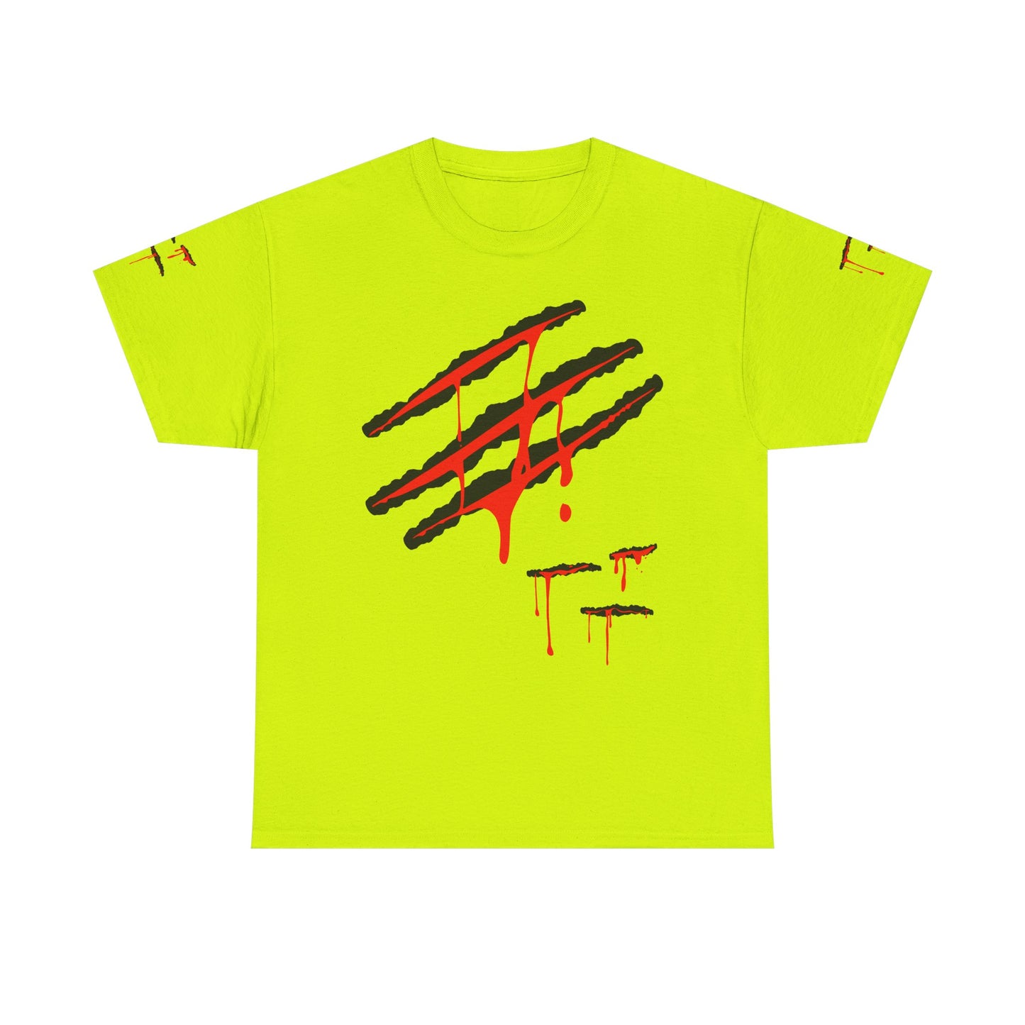 Bloody Scratches. Heavy Cotton T-Shirt
