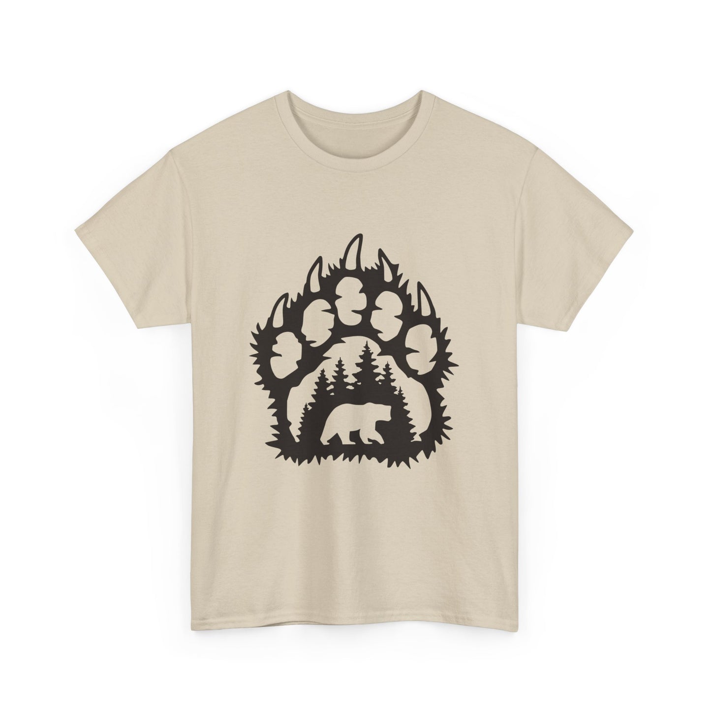 Bear Paw. Heavy Cotton T-Shirt