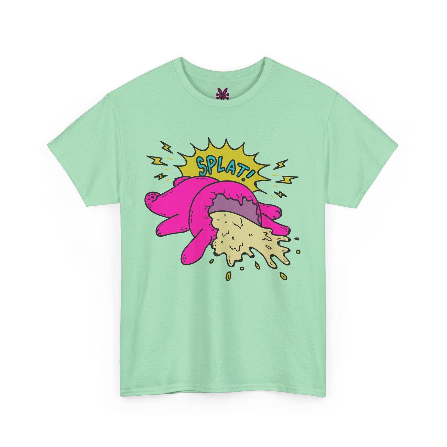 Splat Bunny, Rad Moto Bunny, Heavy Cotton T-Shirt