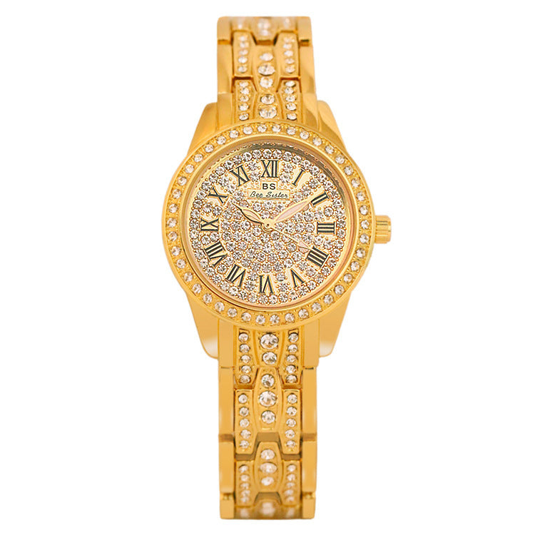 High-end full diamond watch