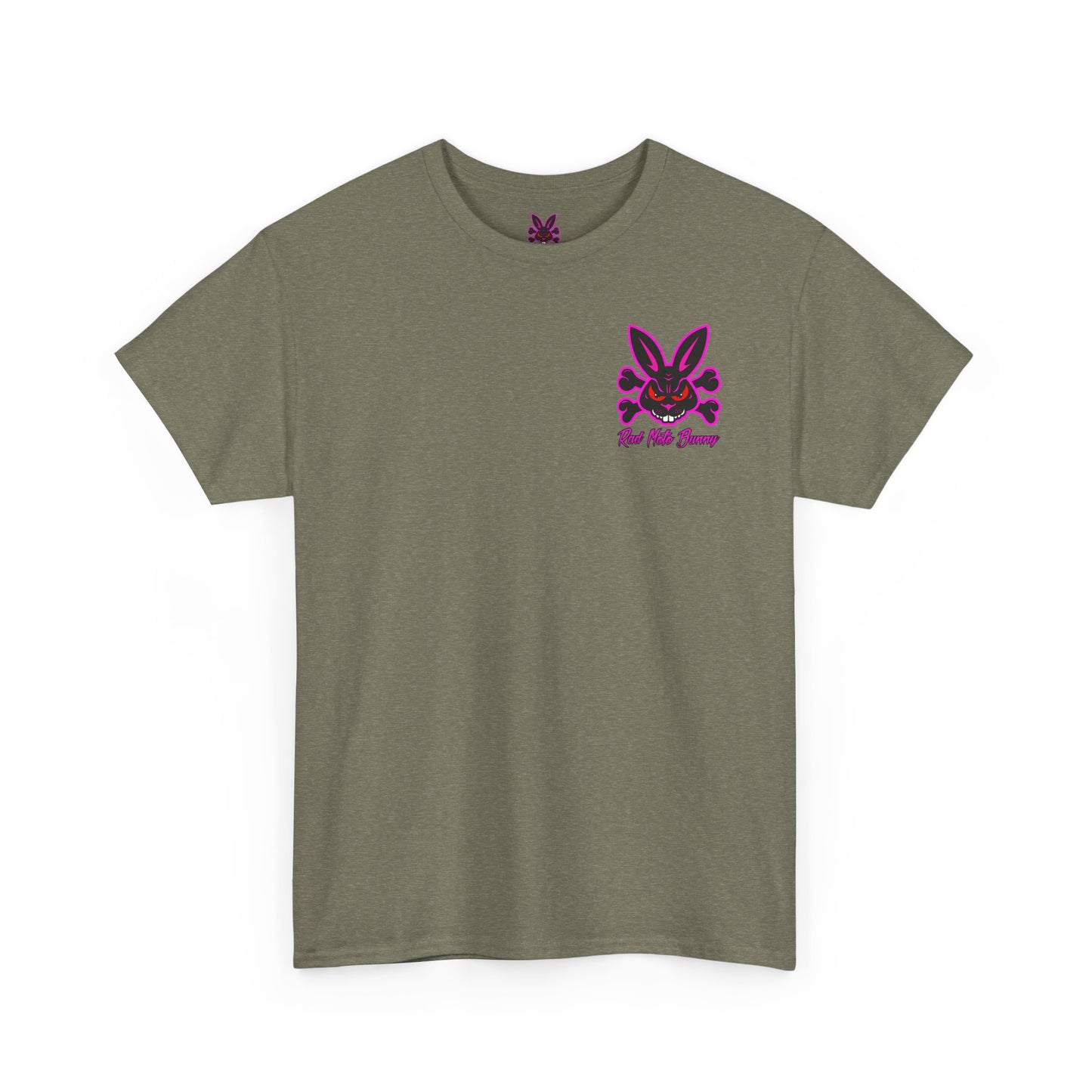 Back Off Sucker Bunny, Rad Moto Bunny, Heavy Cotton T-Shirt