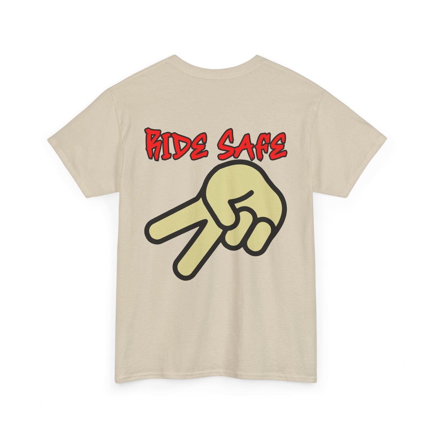 Ride Safe, Rad Moto Bunny, Heavy Cotton T-Shirt