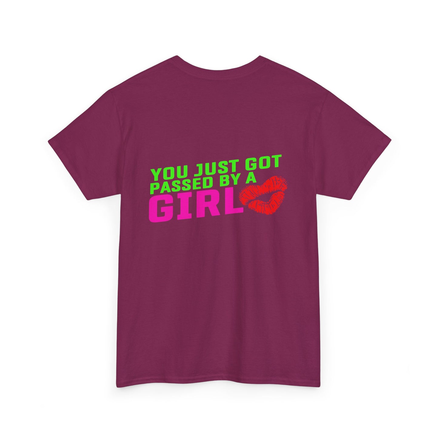You just got passed by a Girl, Rad Moto Bunny, Heavy Cotton T-Shirt