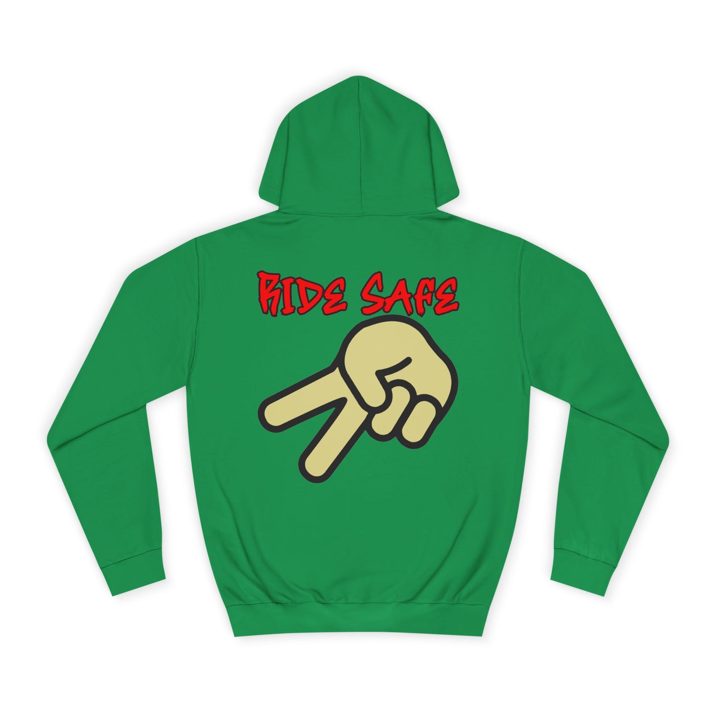 Ride Safe, Rad Moto Bunny, Unisex Hoodie - Biker Style Sweatshirt for Motorcycle Enthusiasts