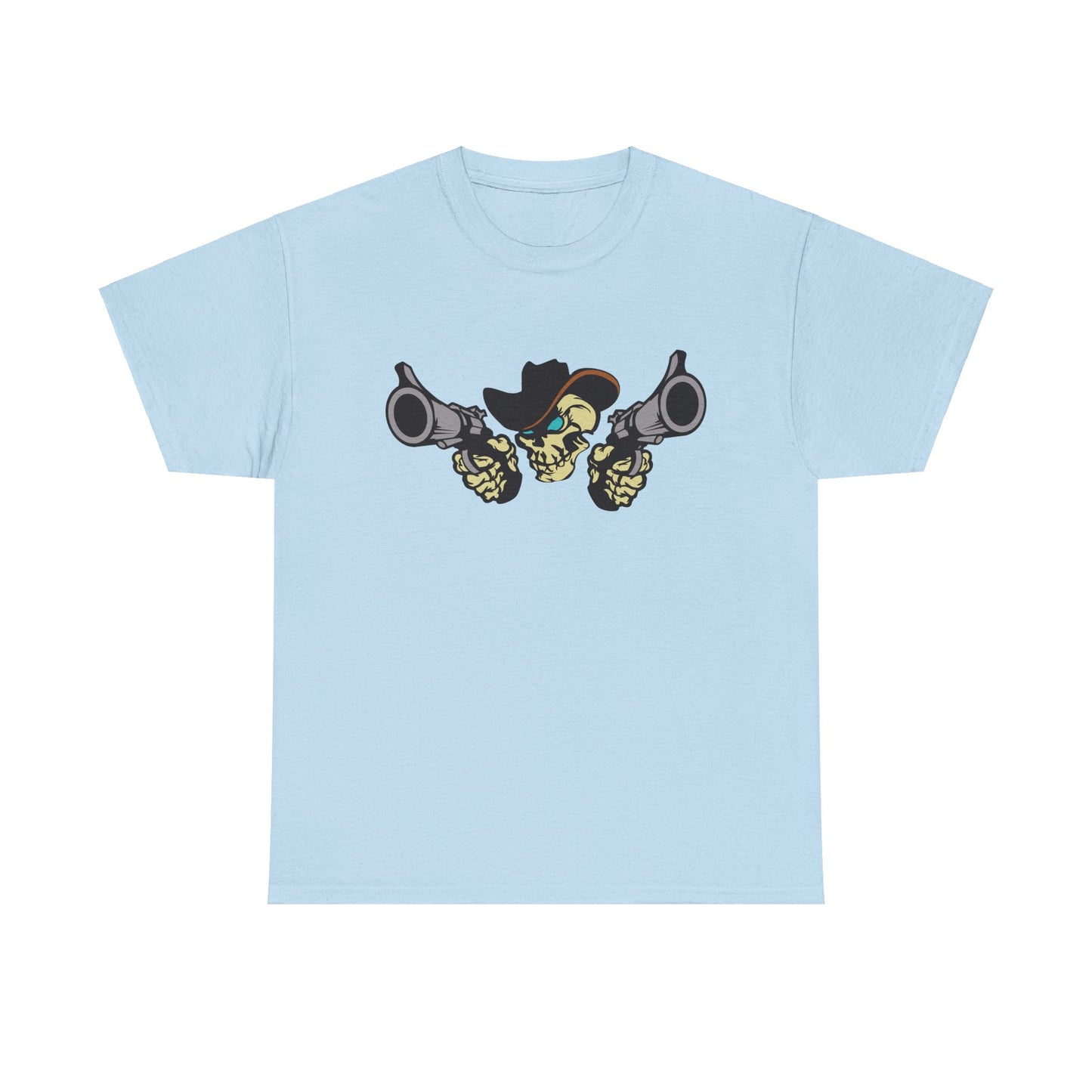 Cowboy Skull. Heavy Cotton T-Shirt