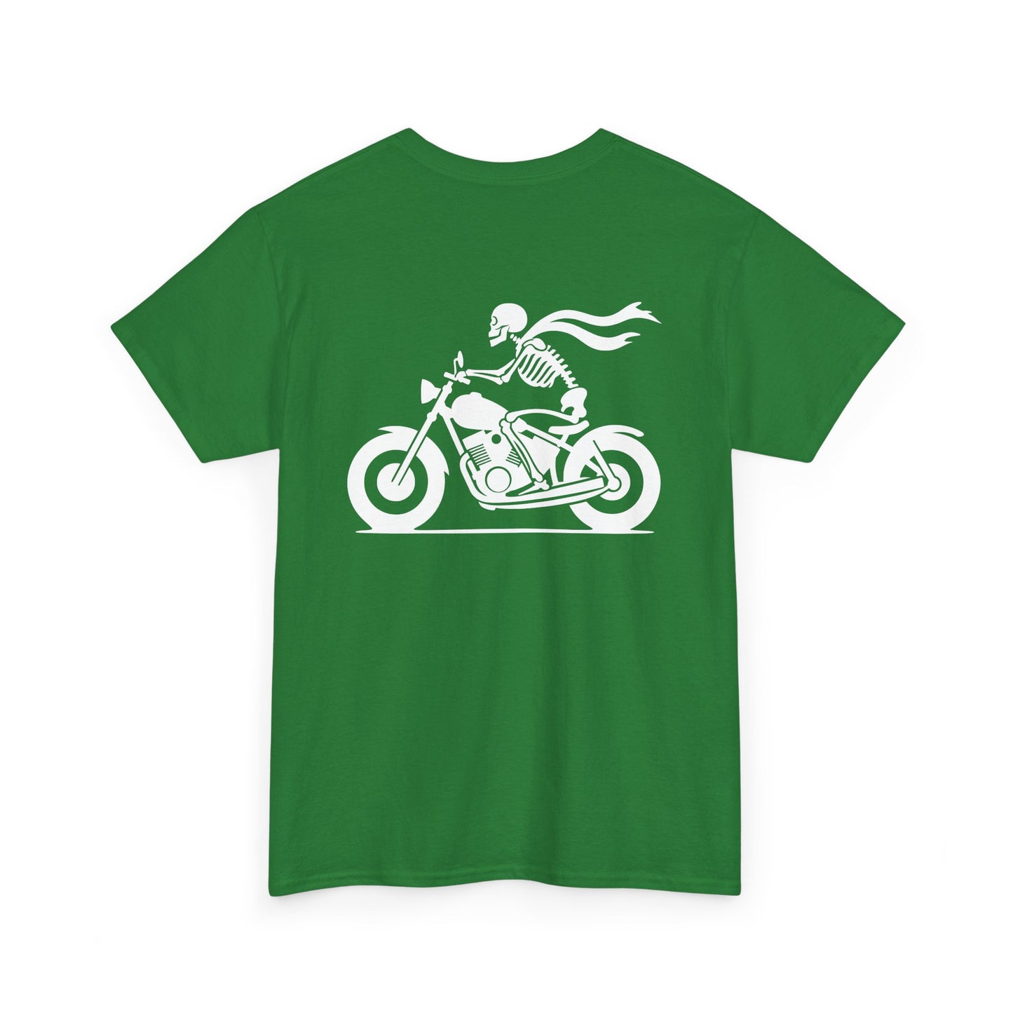 Skeleton Rider, Rad Moto Bunny, Heavy Cotton T-Shirt