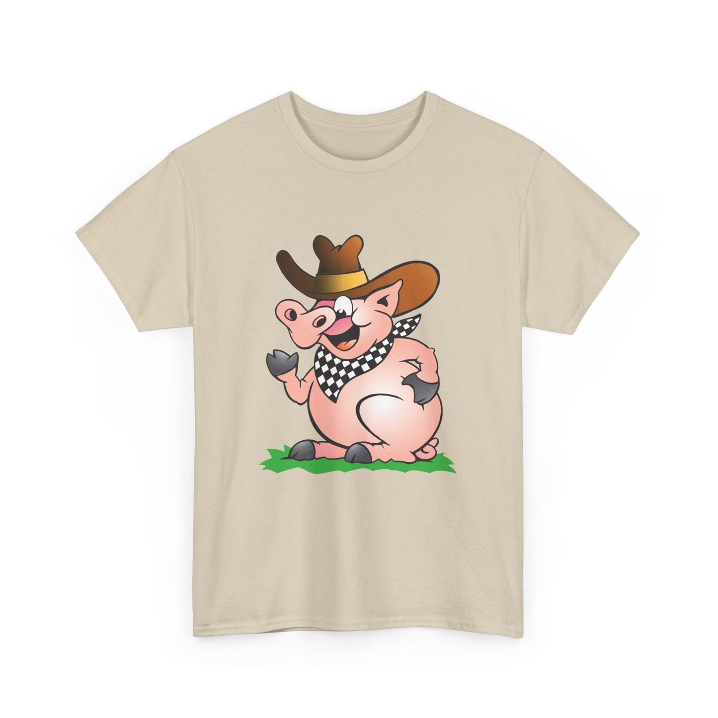 BBQ Pig. Heavy Cotton T-Shirt