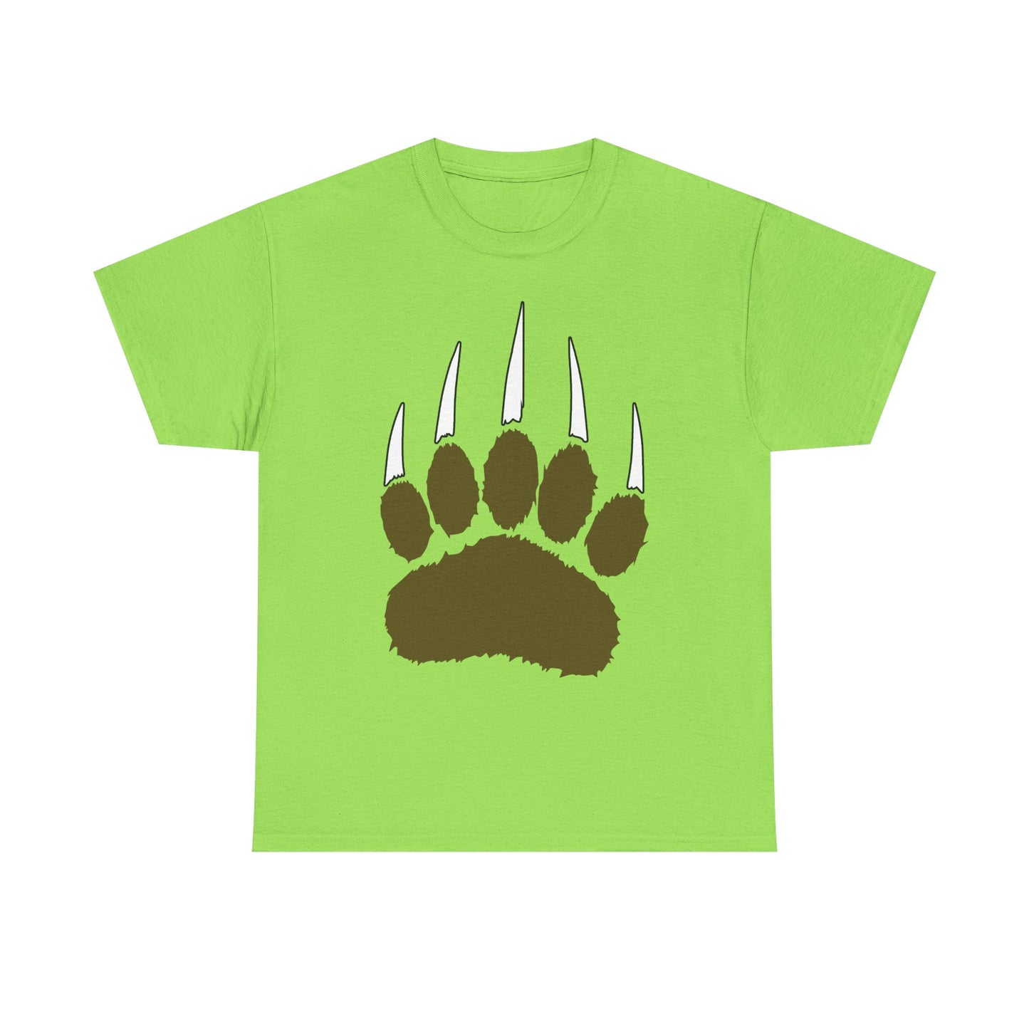 Bear Paw. Heavy Cotton T-Shirt