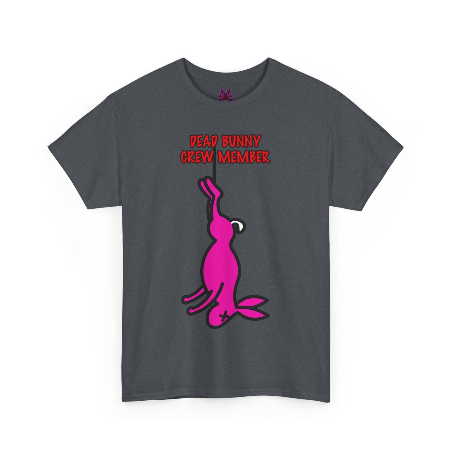Dead Bunny Crew Member. Rad Moto Bunny, Heavy Cotton T-Shirt