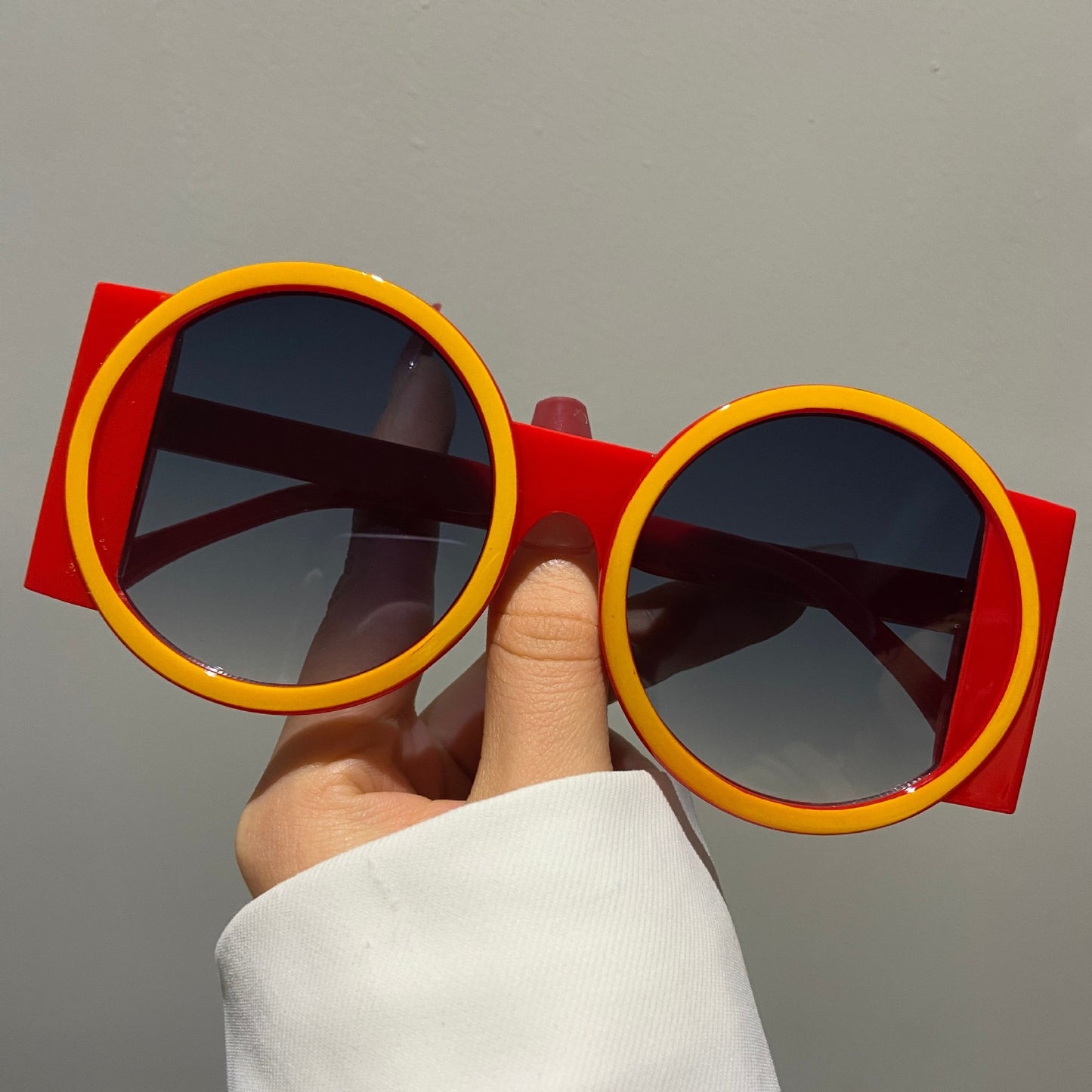 Big Round Large Frame Sunglasses