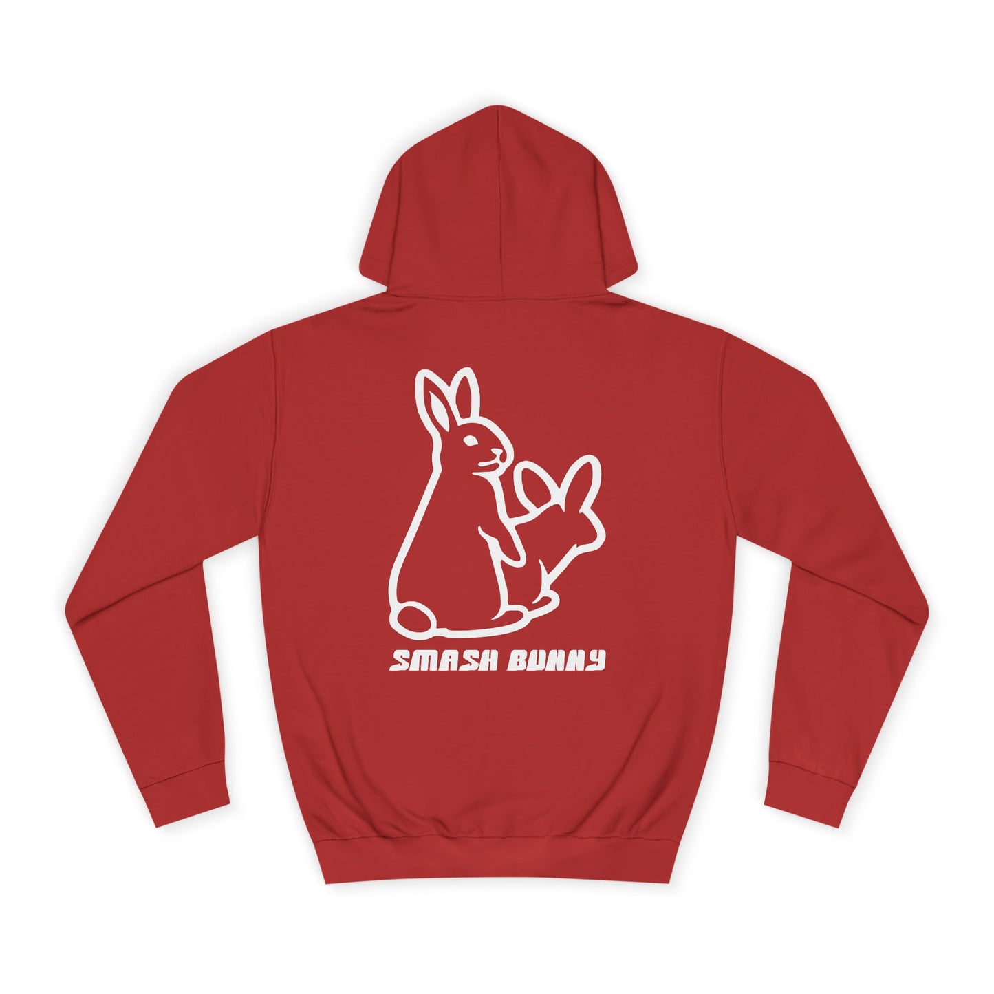 Smash Bunny, Rad Moto Bunny, Unisex Hoodie - Biker Style Sweatshirt for Motorcycle Enthusiasts