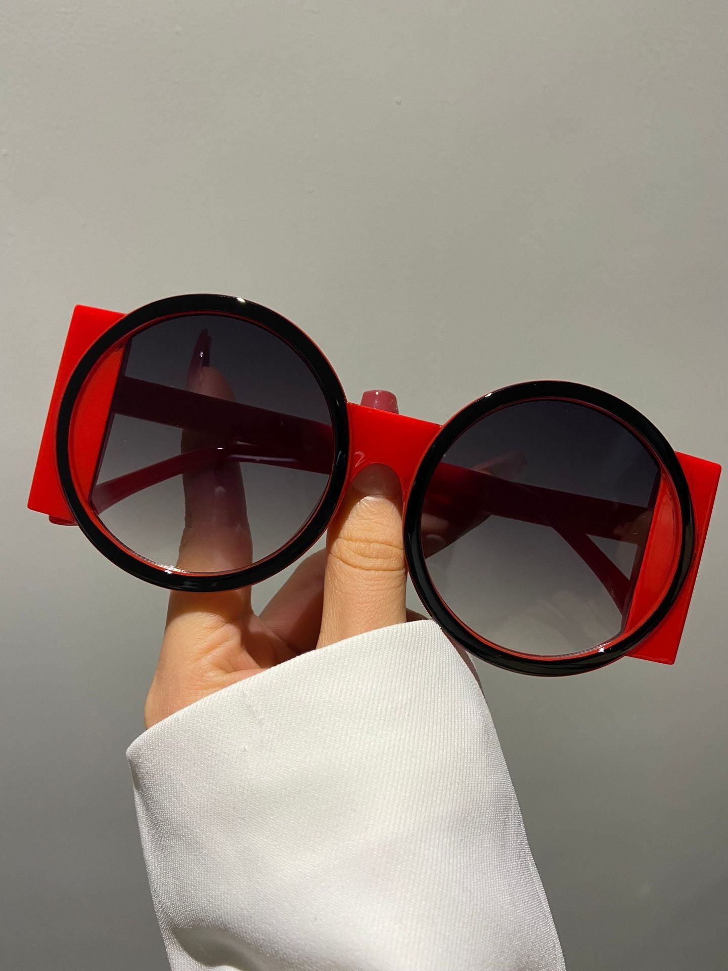 Big Round Large Frame Sunglasses