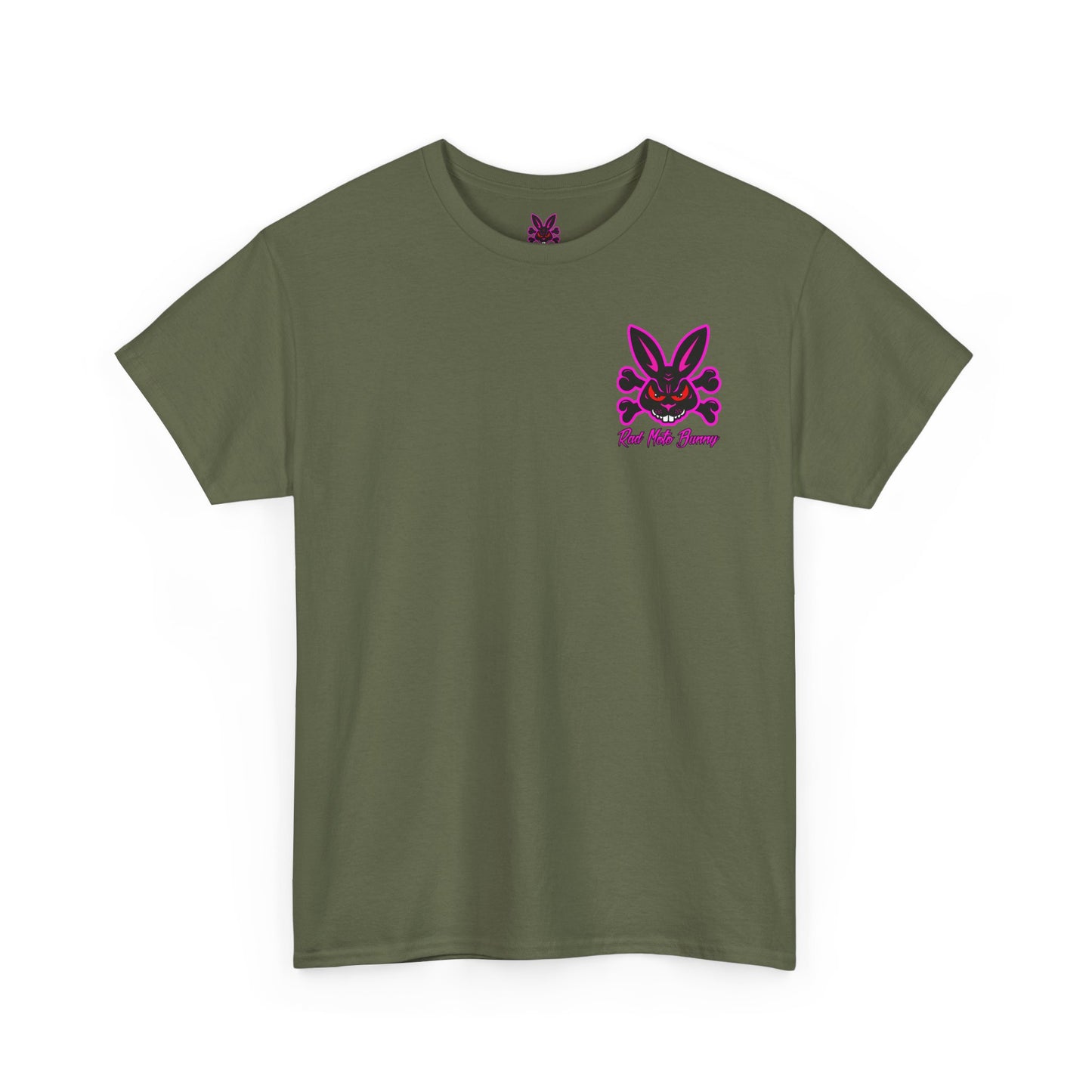Back Off Sucker Bunny, Rad Moto Bunny, Heavy Cotton T-Shirt