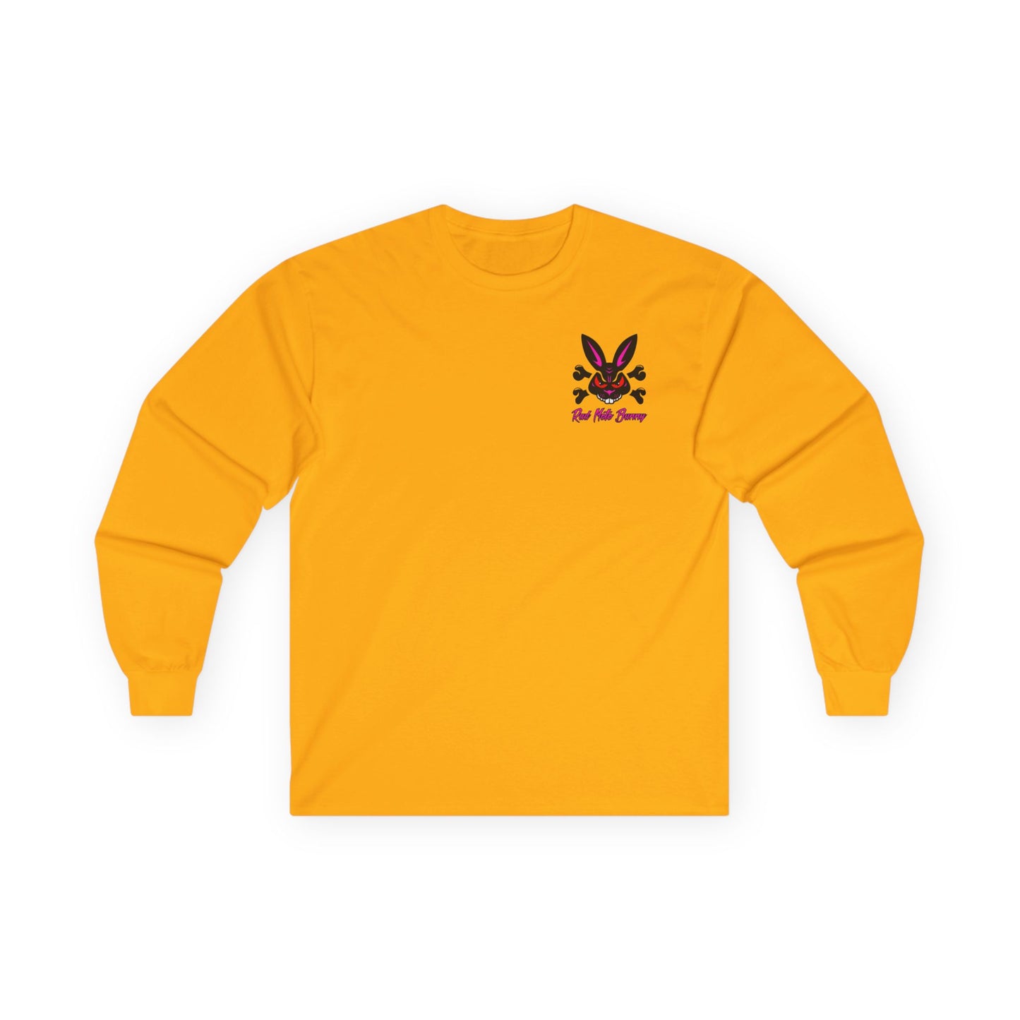 Bunny Bait, Rad Moto Bunny, Unisex Long Sleeve Tee - Bold Graphic T-Shirt for Motorcycle Enthusiasts