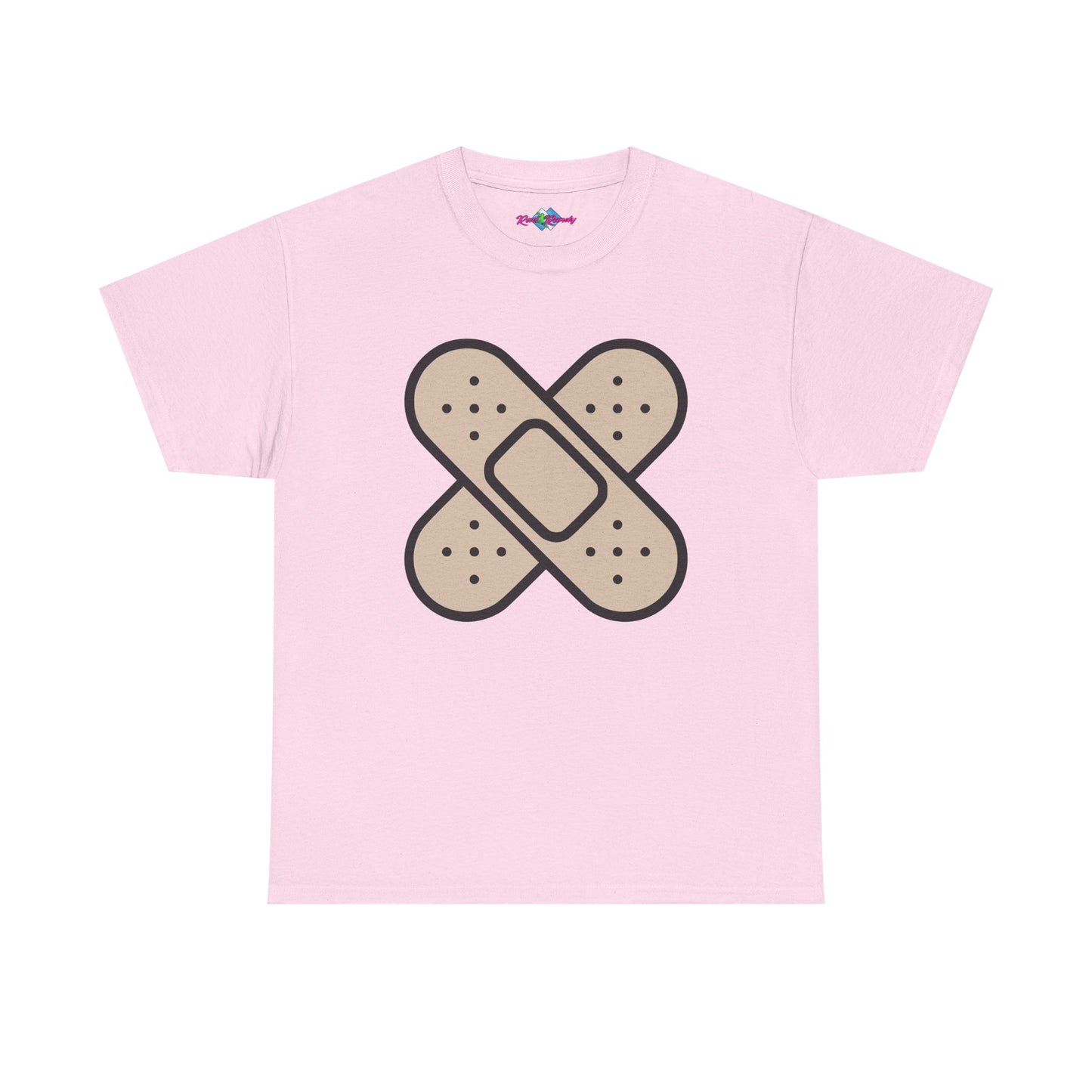 Band Aids. Heavy Cotton T-Shirt