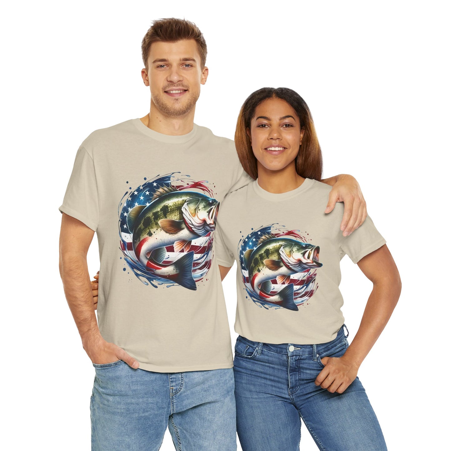 American Bass, Heavy Cotton T-Shirt