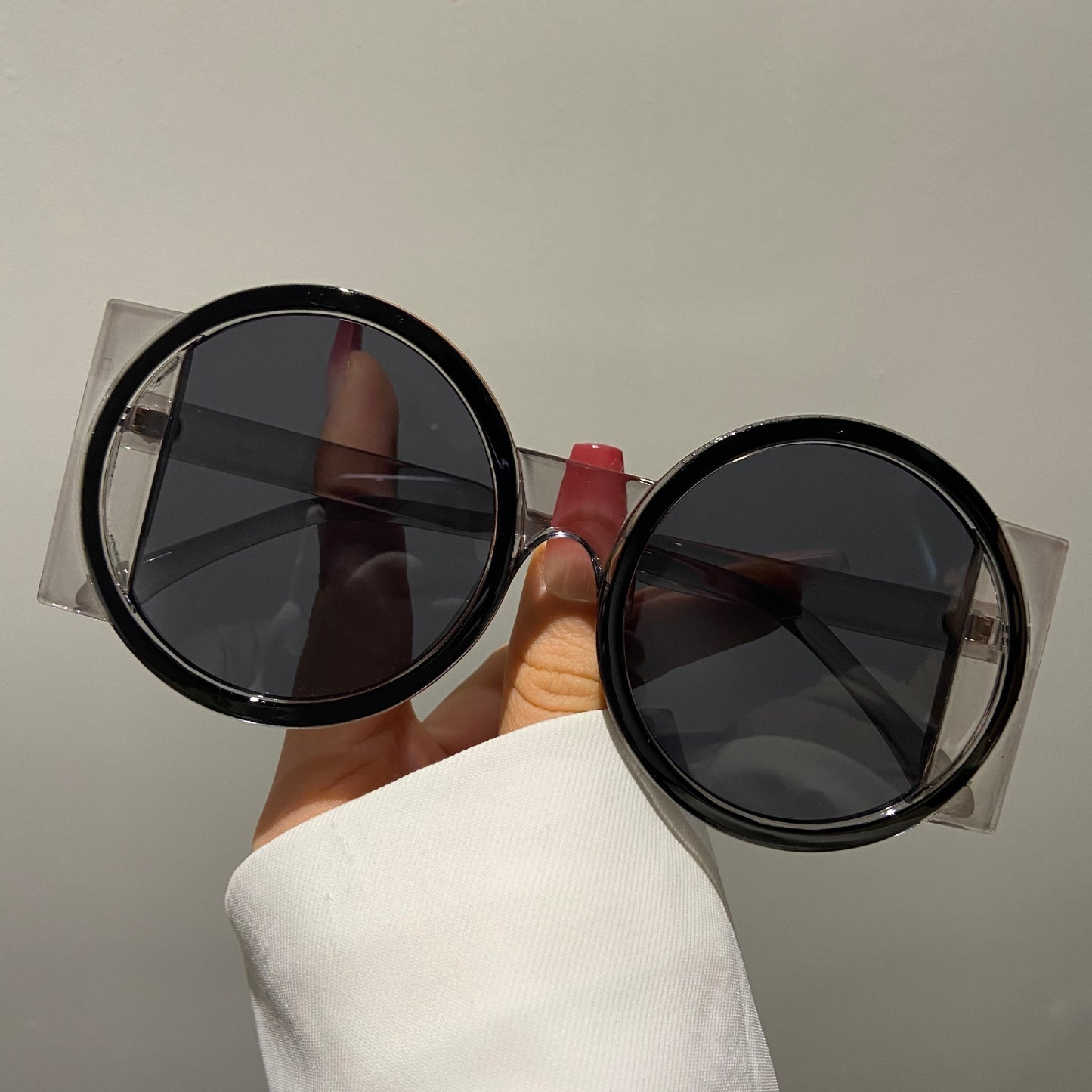 Big Round Large Frame Sunglasses