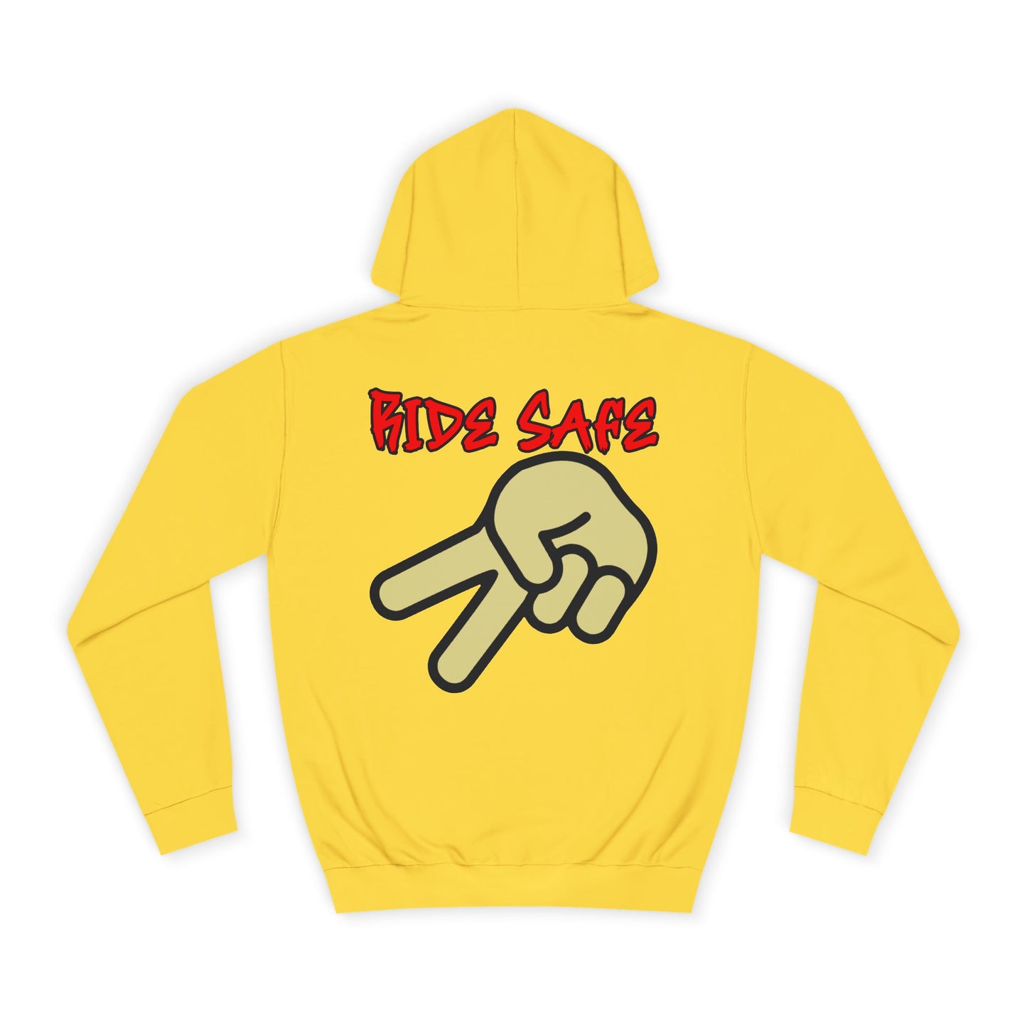 Ride Safe, Rad Moto Bunny, Unisex Hoodie - Biker Style Sweatshirt for Motorcycle Enthusiasts