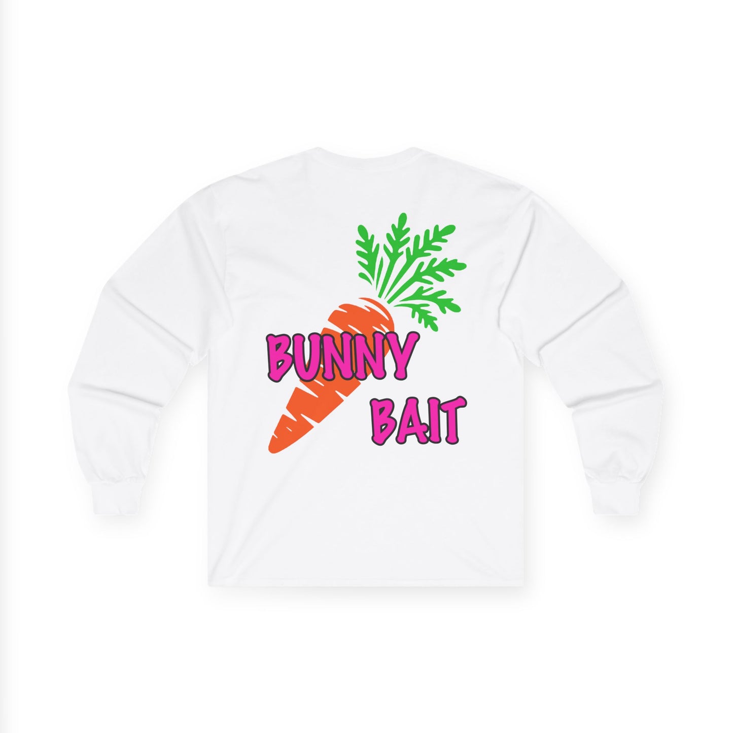 Bunny Bait, Rad Moto Bunny, Unisex Long Sleeve Tee - Bold Graphic T-Shirt for Motorcycle Enthusiasts