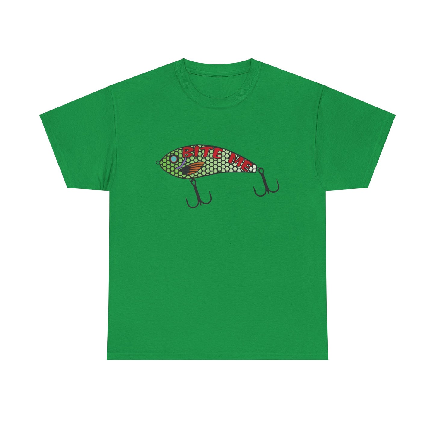 Bite Me Fish Lure. Heavy Cotton T-Shirt