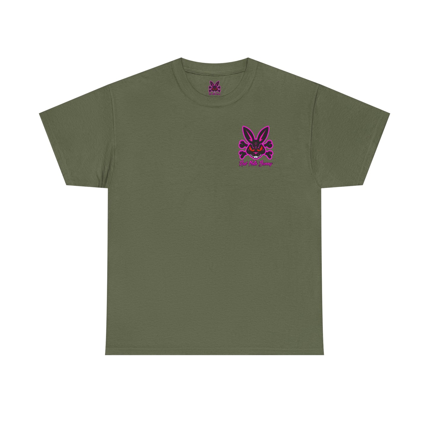 Back Off Sucker Bunny, Rad Moto Bunny, Heavy Cotton T-Shirt