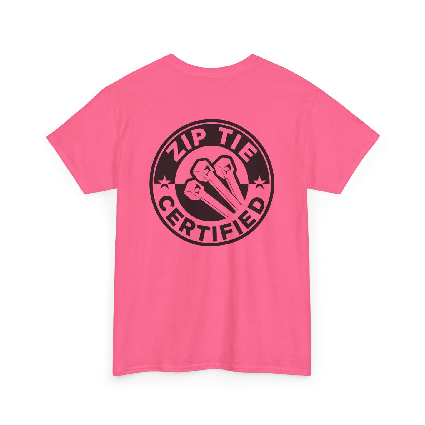 Zip Tie Certified, Rad Moto Bunny, Heavy Cotton T-Shirt