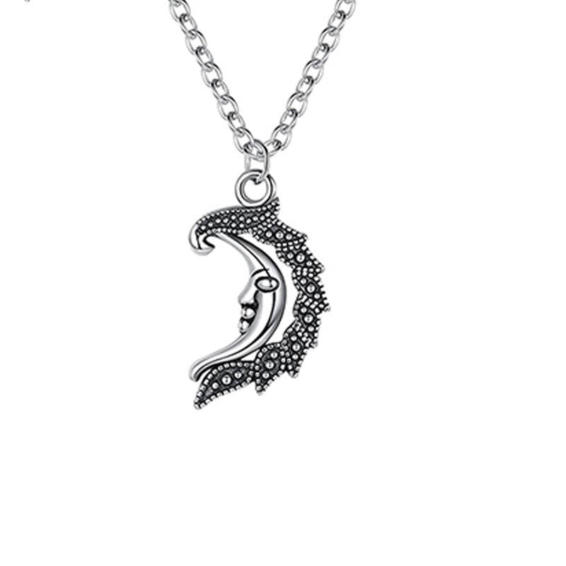Natural Stone Wire Winding Pendant Necklace