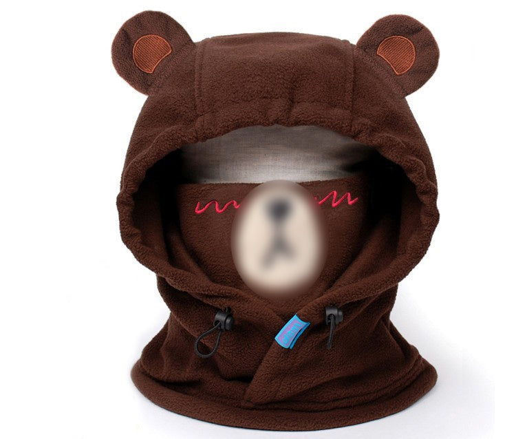 Animal Head Cover Adjustable Hood