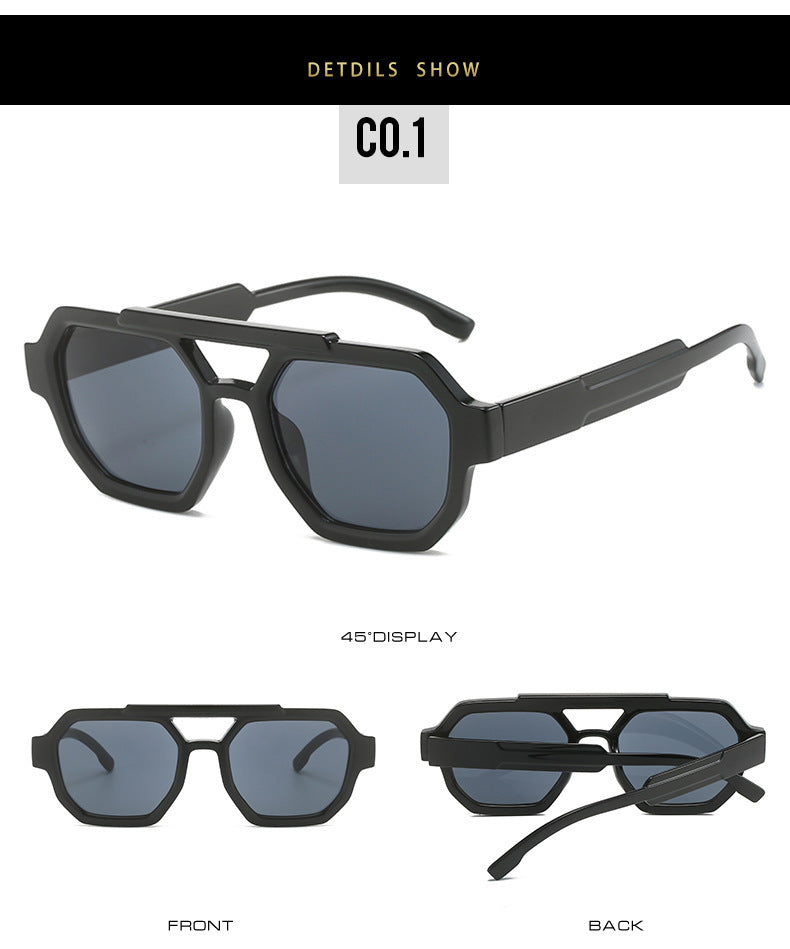 Bold Double Beam Sunglasses
