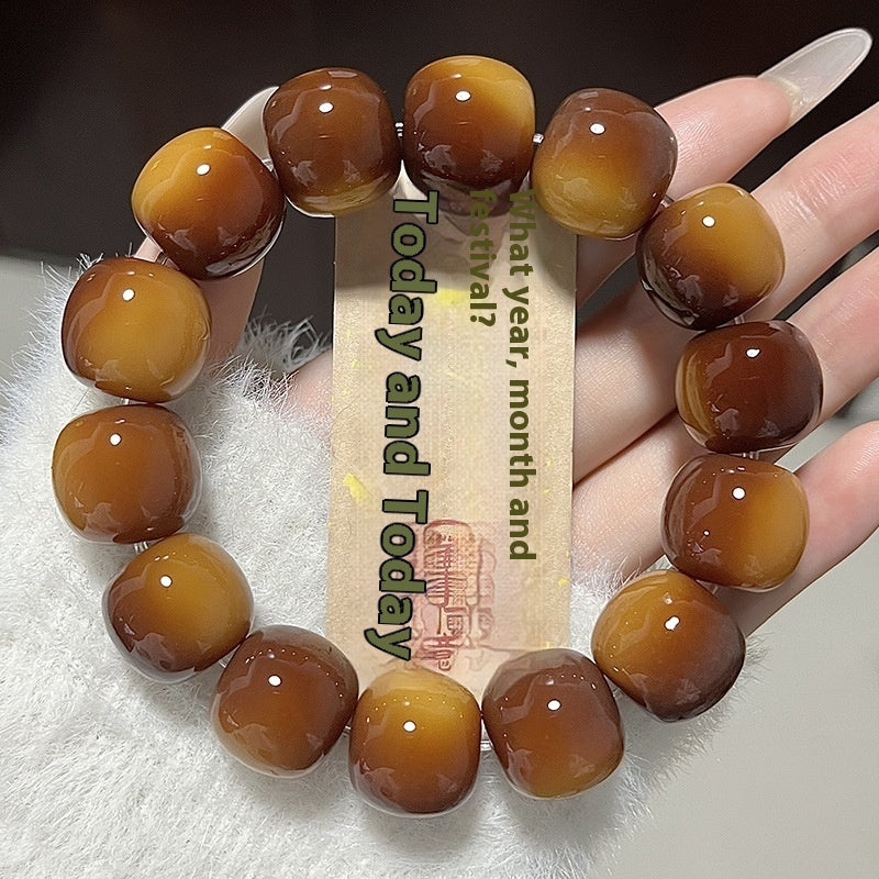Rare Large Size Bodhi Root Bracelet