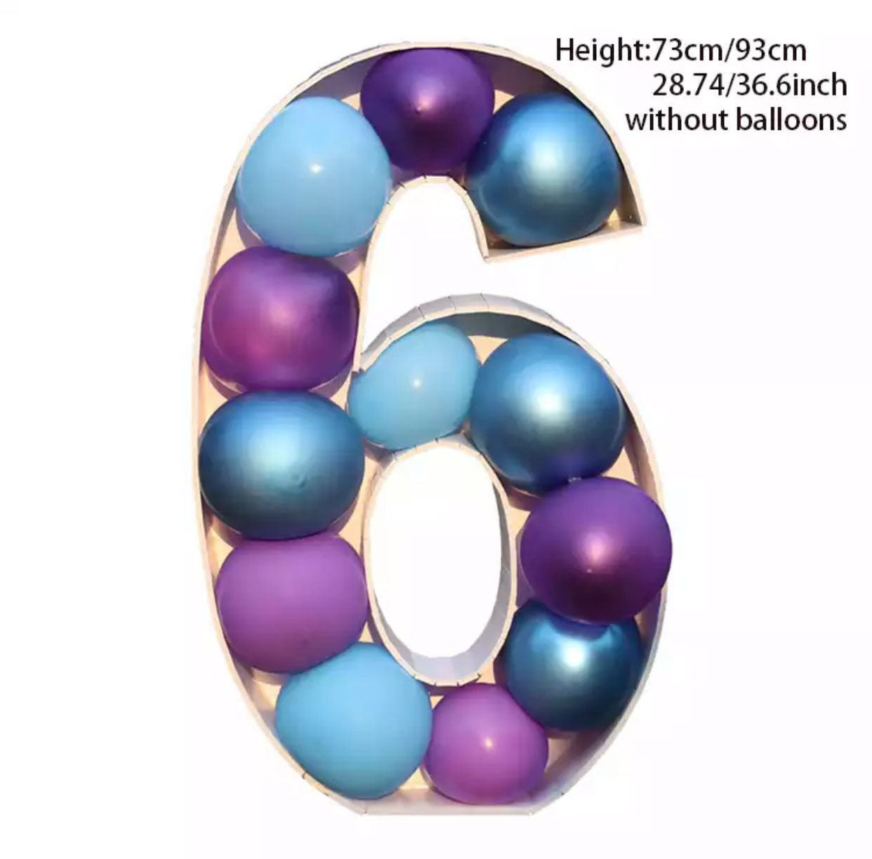 Giant Balloon Number Filling Box