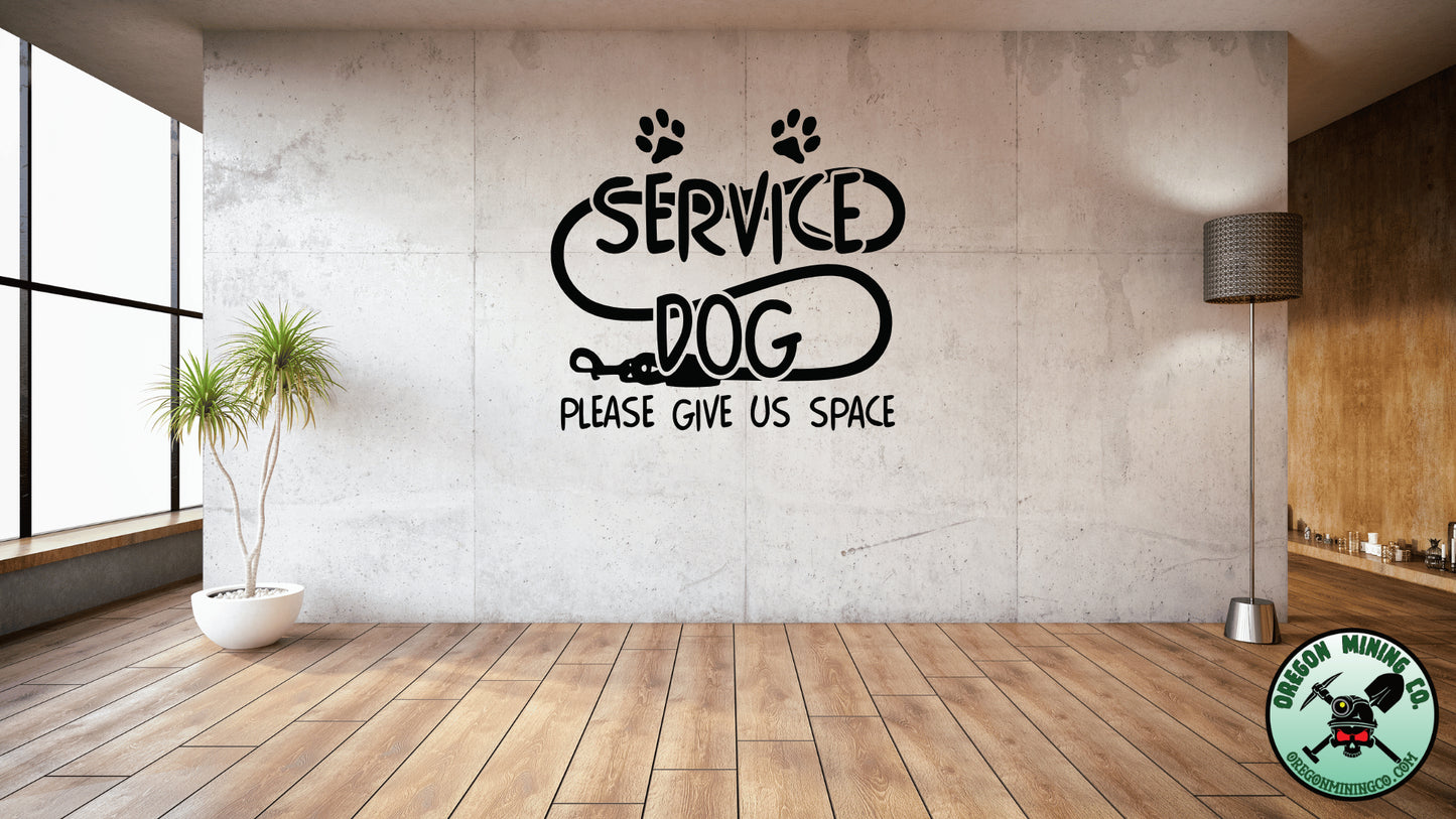 Service Dog, Vinyl Decal