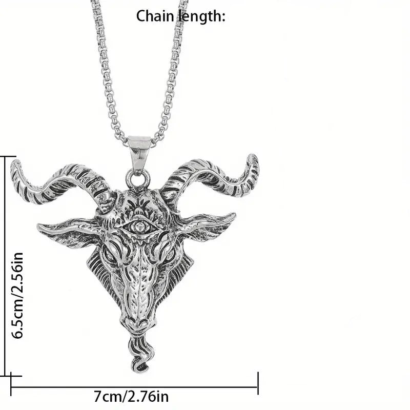 Baphomet Devil Goat Necklace I