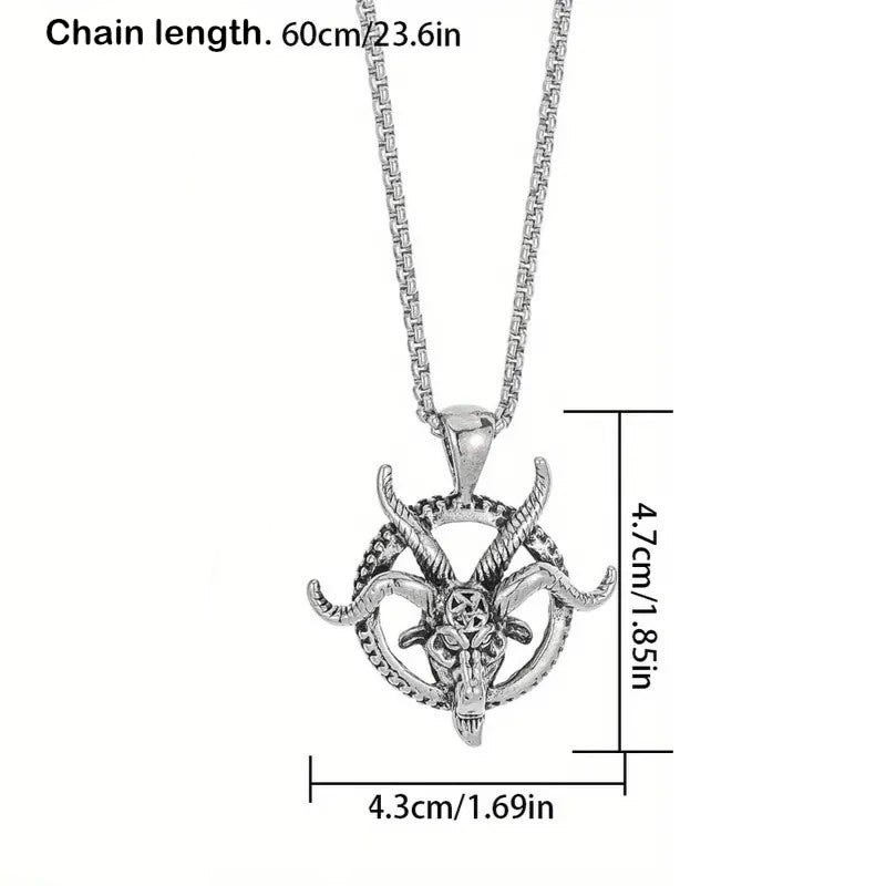 Baphomet Devil Goat Necklace II