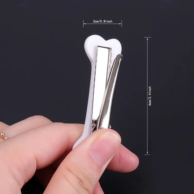Dog Bone Hair Clips