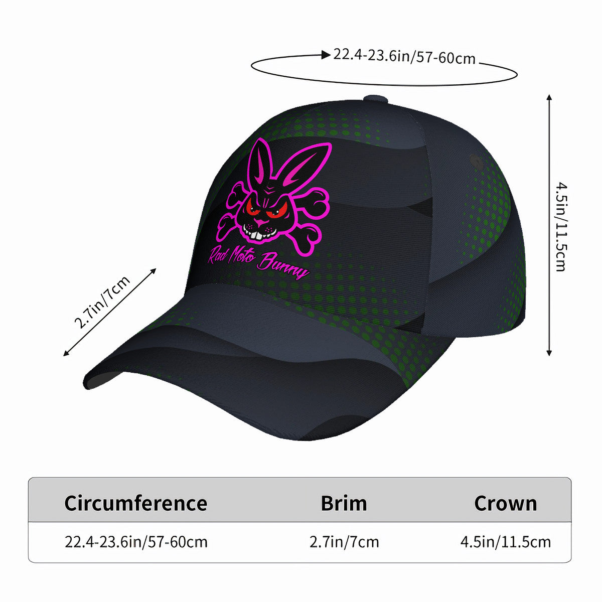 Rad Moto Bunny Baseball Cap
