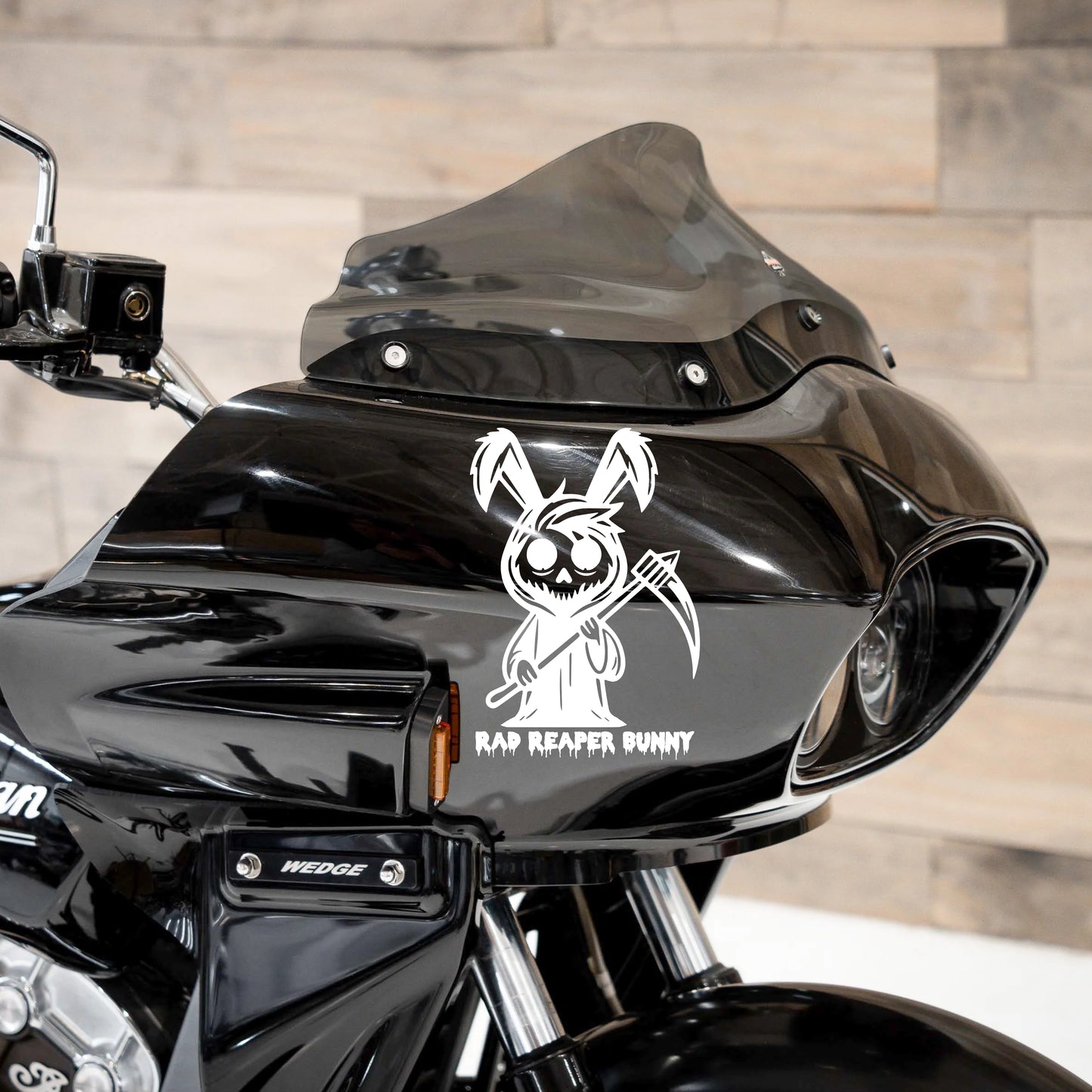 Rad Reaper Bunny, Moto Vinyl Decal