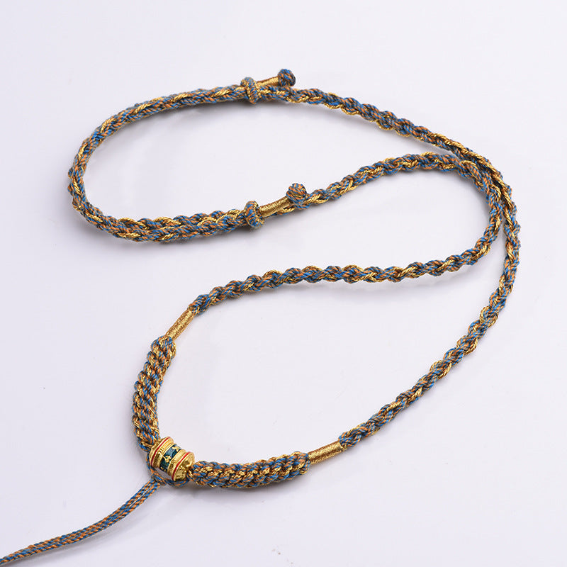 Woven Tibetan Lanyard Necklace