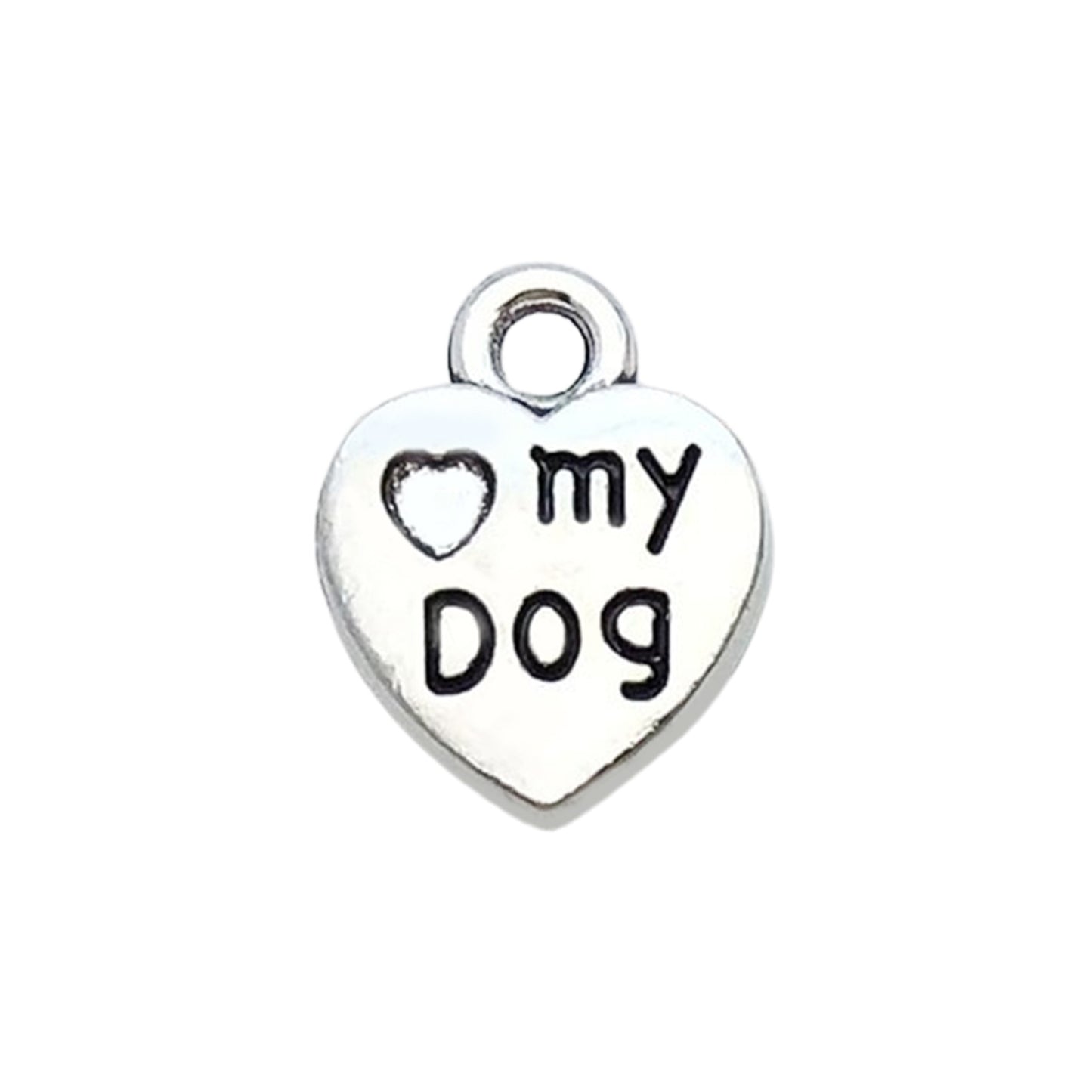 Antique Silver Dog Charms