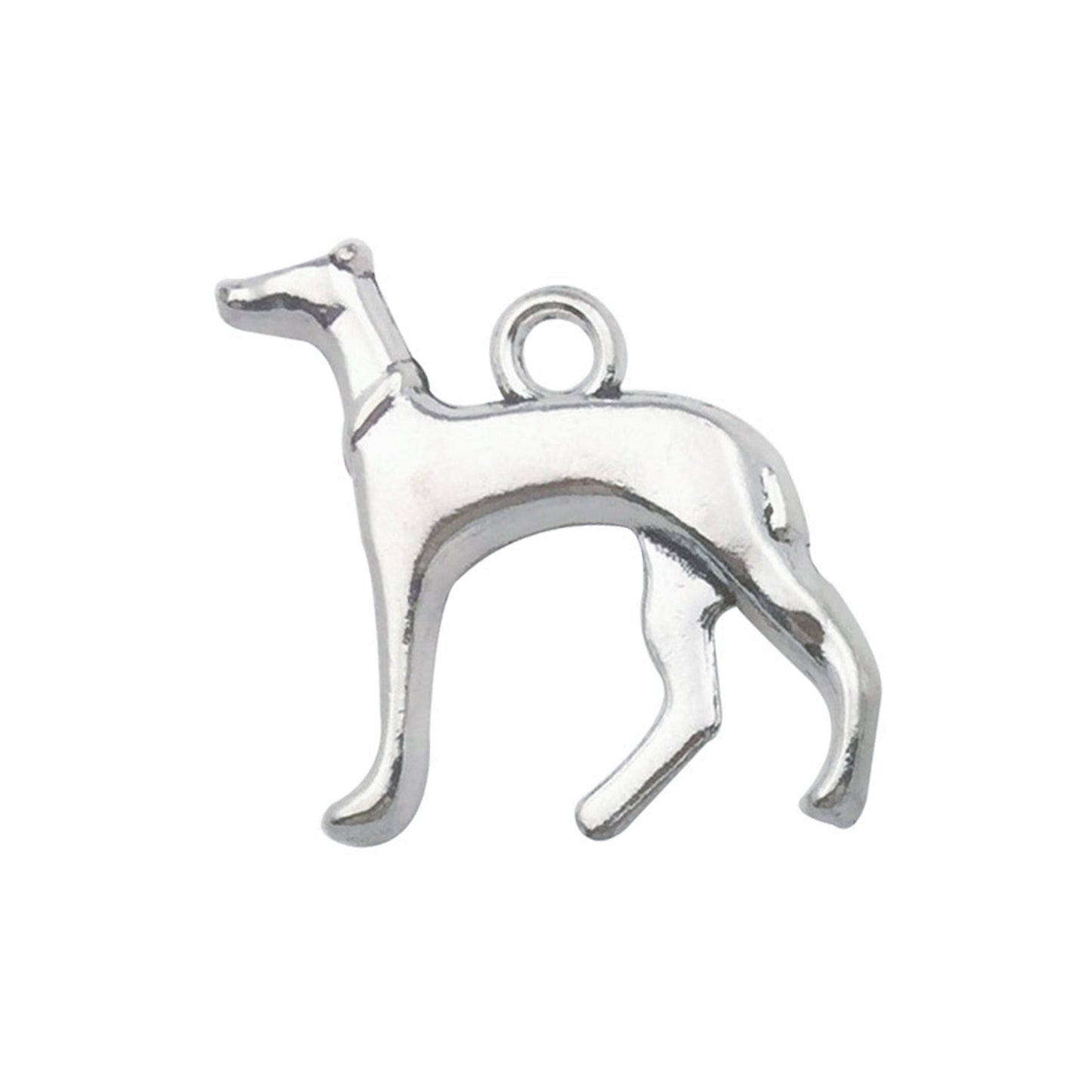 Antique Silver Dog Charms