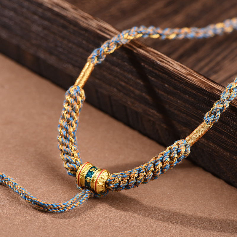 Woven Tibetan Lanyard Necklace